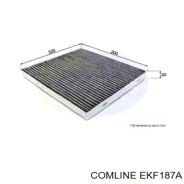 EKF187A Comline Внутрисалонный фильтр