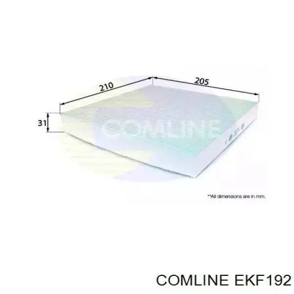 Фильтр салона EKF192 Comline