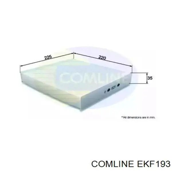 Фильтр салона EKF193 Comline