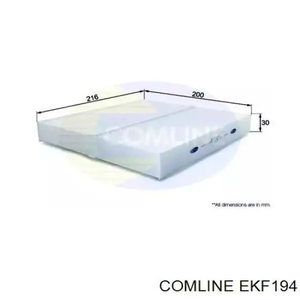 EKF194 Comline Внутрисалонный фильтр