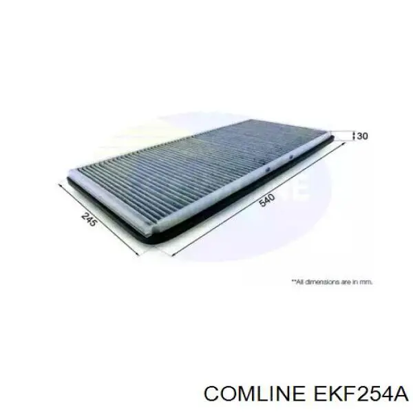 EKF254A Comline фильтр салона