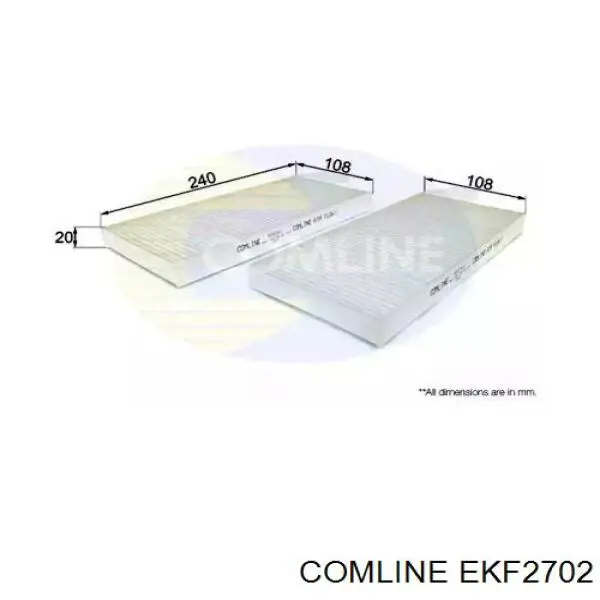 Фильтр салона EKF2702 Comline