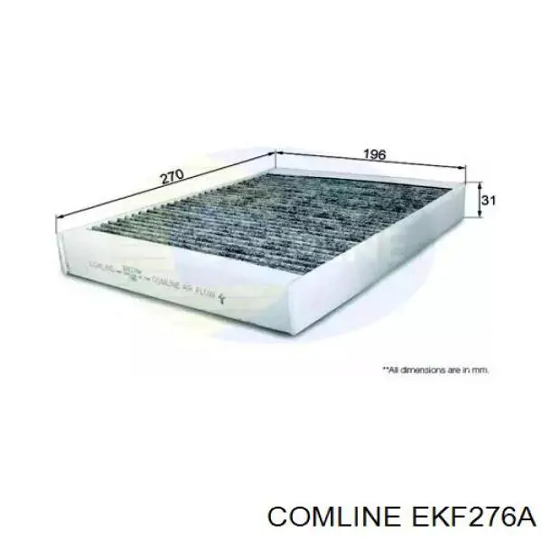EKF276A Comline filtro de salão
