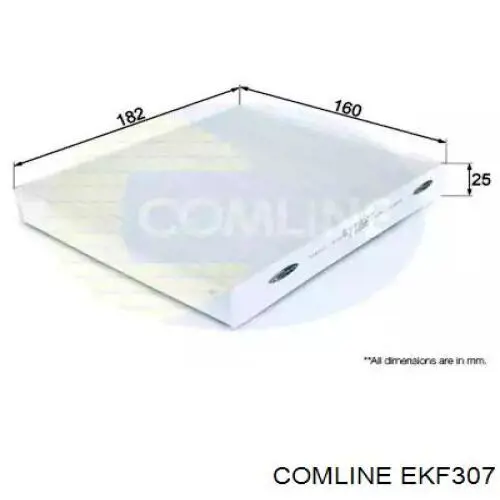 EKF307 Comline фильтр салона