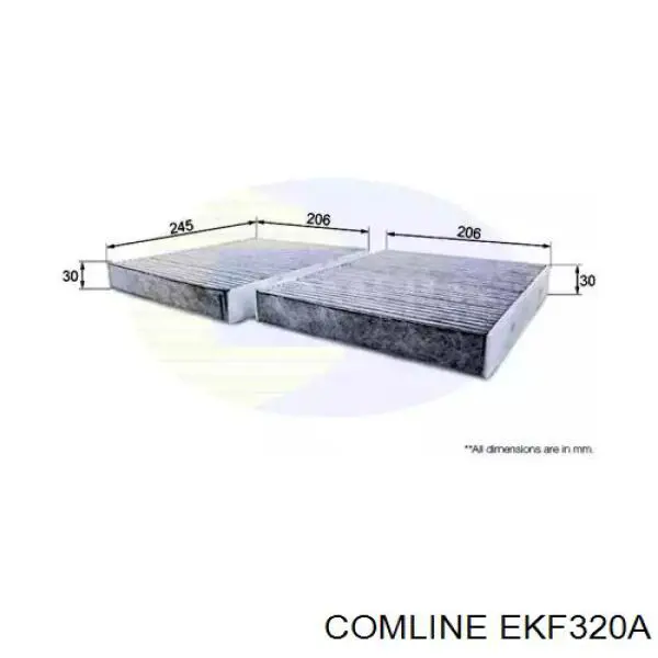 EKF320A Comline filtro de salão