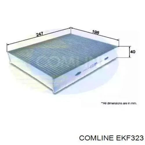 Фильтр салона EKF323 Comline