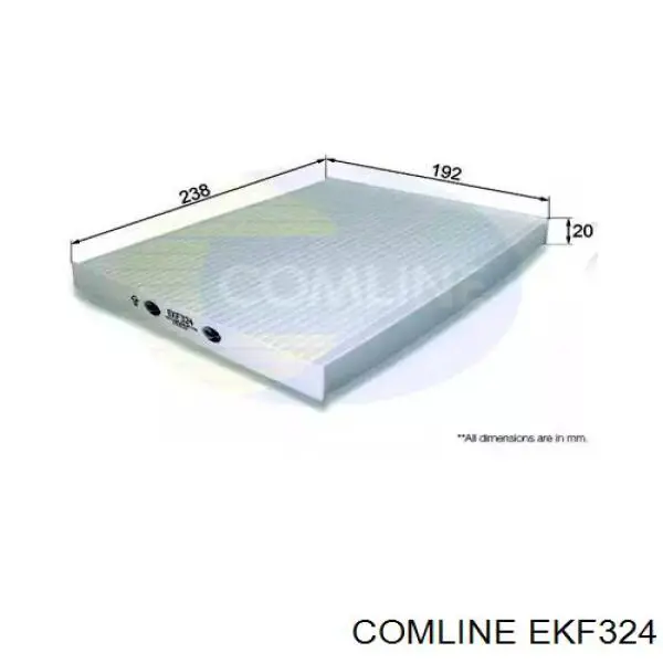 EKF324 Comline filtro de salão