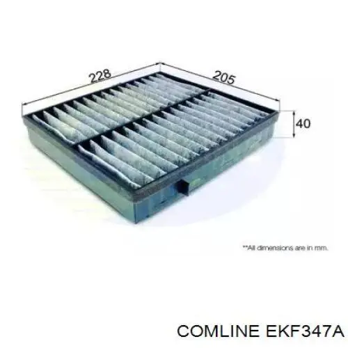 EKF347A Comline Внутрисалонный фильтр