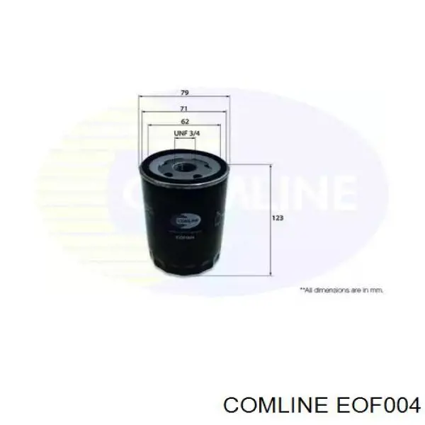 EOF004 Comline масляный фильтр
