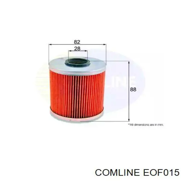 EOF015 Comline масляный фильтр