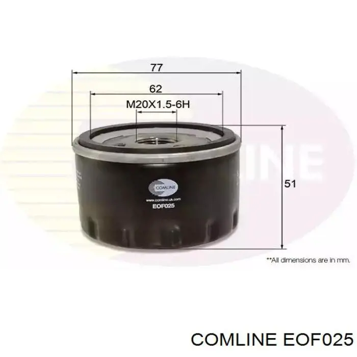EOF025 Comline Масляный фильтр двигателя