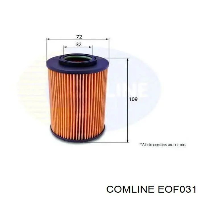 Масляный фильтр EOF031 Comline