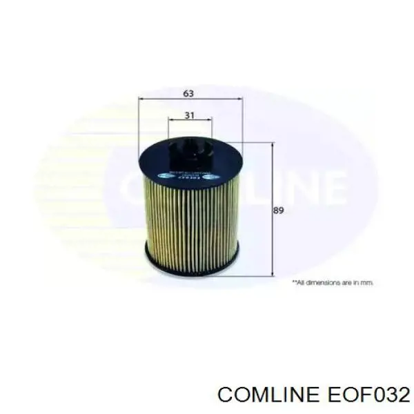 Масляный фильтр EOF032 Comline