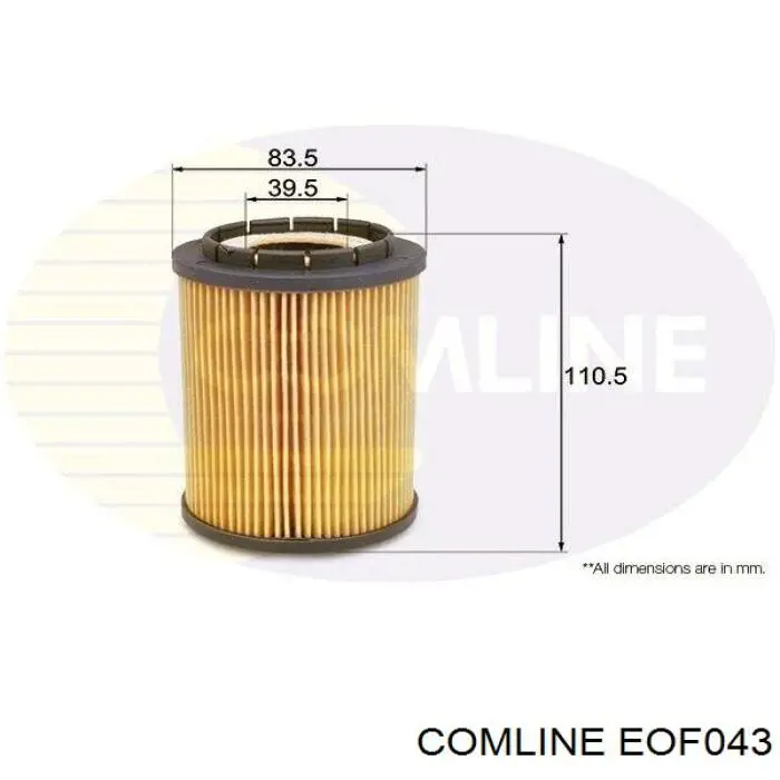 EOF043 Comline масляный фильтр
