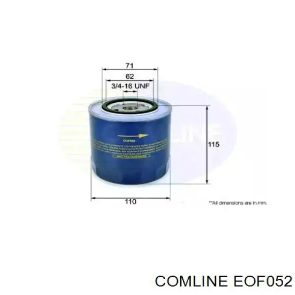 EOF052 Comline масляный фильтр