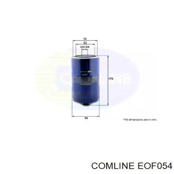 Масляный фильтр EOF054 Comline