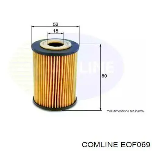 Масляный фильтр EOF069 Comline