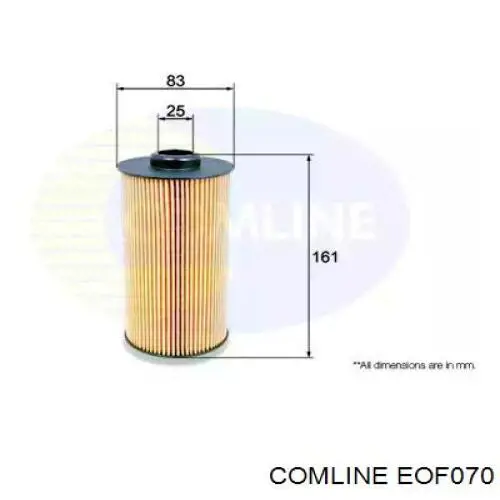 Масляный фильтр EOF070 Comline