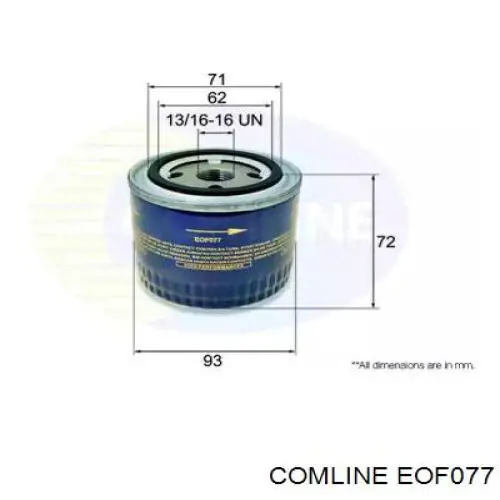 EOF077 Comline масляный фильтр
