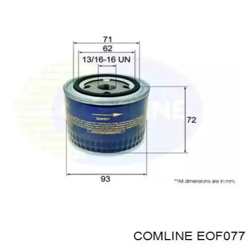 Масляный фильтр EOF077 Comline