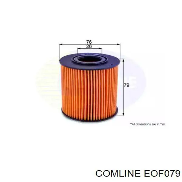 EOF079 Comline масляный фильтр