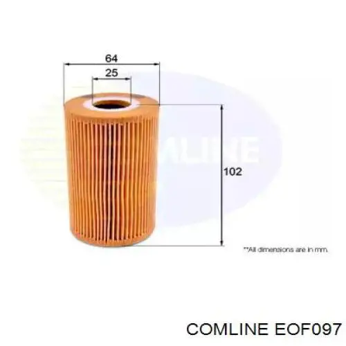 EOF097 Comline масляный фильтр