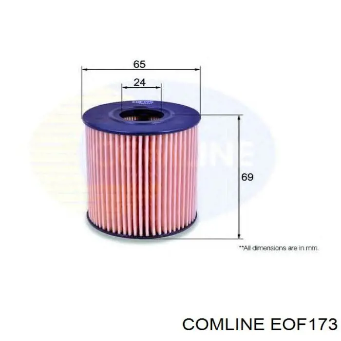 Фильтр масла Comline EOF173