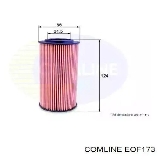 EOF173 Comline filtro de óleo