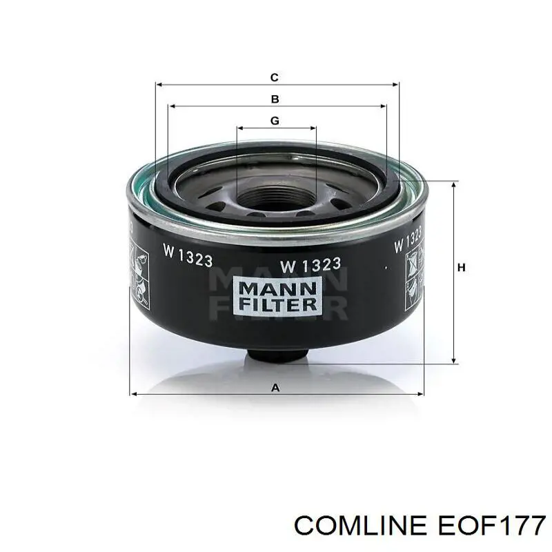 EOF177 Comline Масляный фильтр двигателя