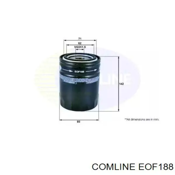 Масляный фильтр EOF188 Comline