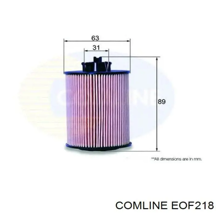 Купить EOF218 Comline Фильтр центробежный очистки масла