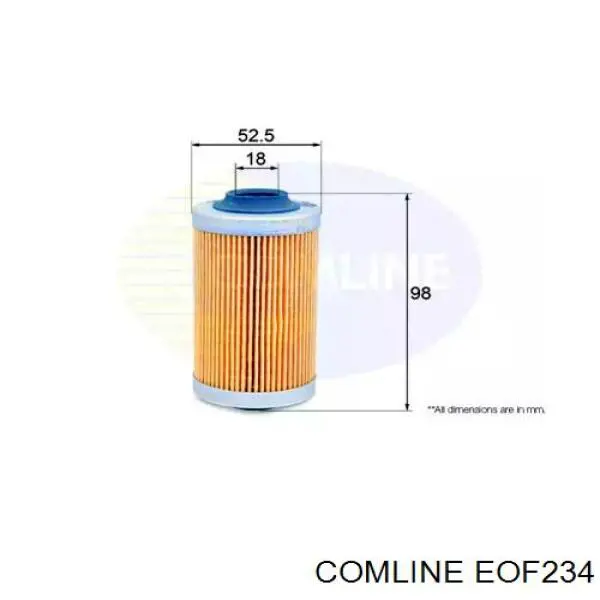 Масляный фильтр EOF234 Comline