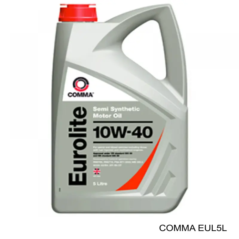 Моторное масло Comma Eurolite 10W-40 Полусинтетическое 5л (EUL5L)