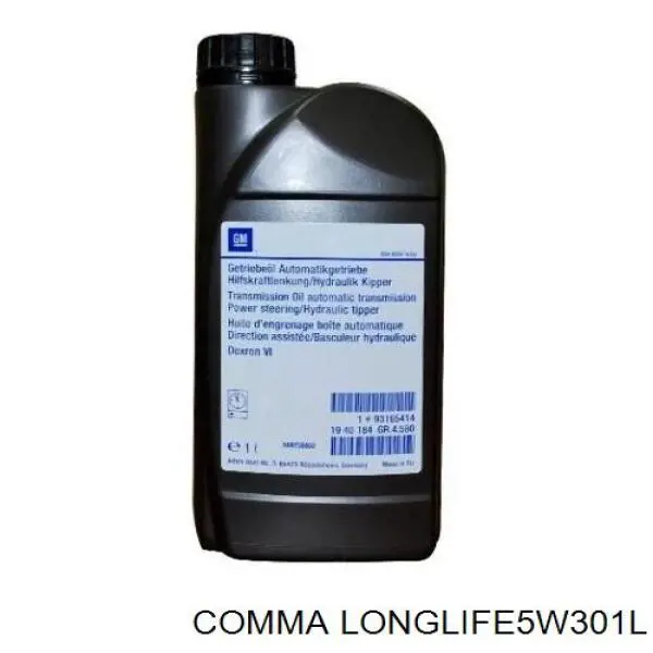 Моторное масло Comma (LONGLIFE5W301L)