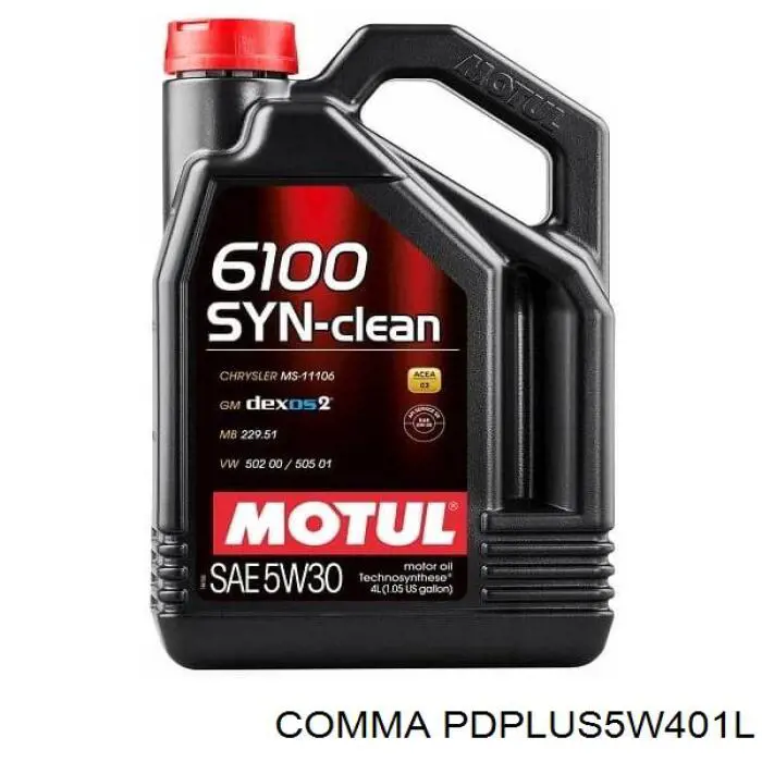 Масло автомобильное Comma PDPLUS5W401L цена, от 15.21 USD