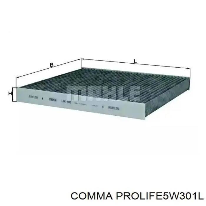 Масло автомобильное Comma PROLIFE5W301L цена, от 12.57 USD