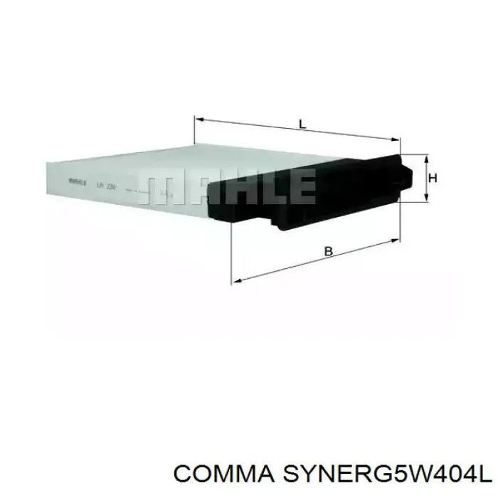 SYNER-G 5W40 4L Comma óleo para motor