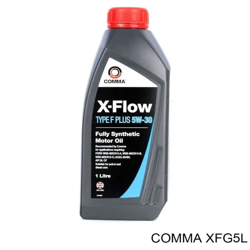 Моторное масло Comma X-Flow Type G 5W-40 Синтетическое 5л (XFG5L)