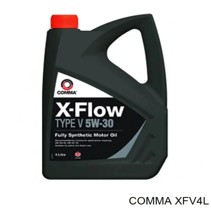 Моторное масло Comma X-FLOW TYPE V 5W-30 Синтетическое 4л (XFV4L)