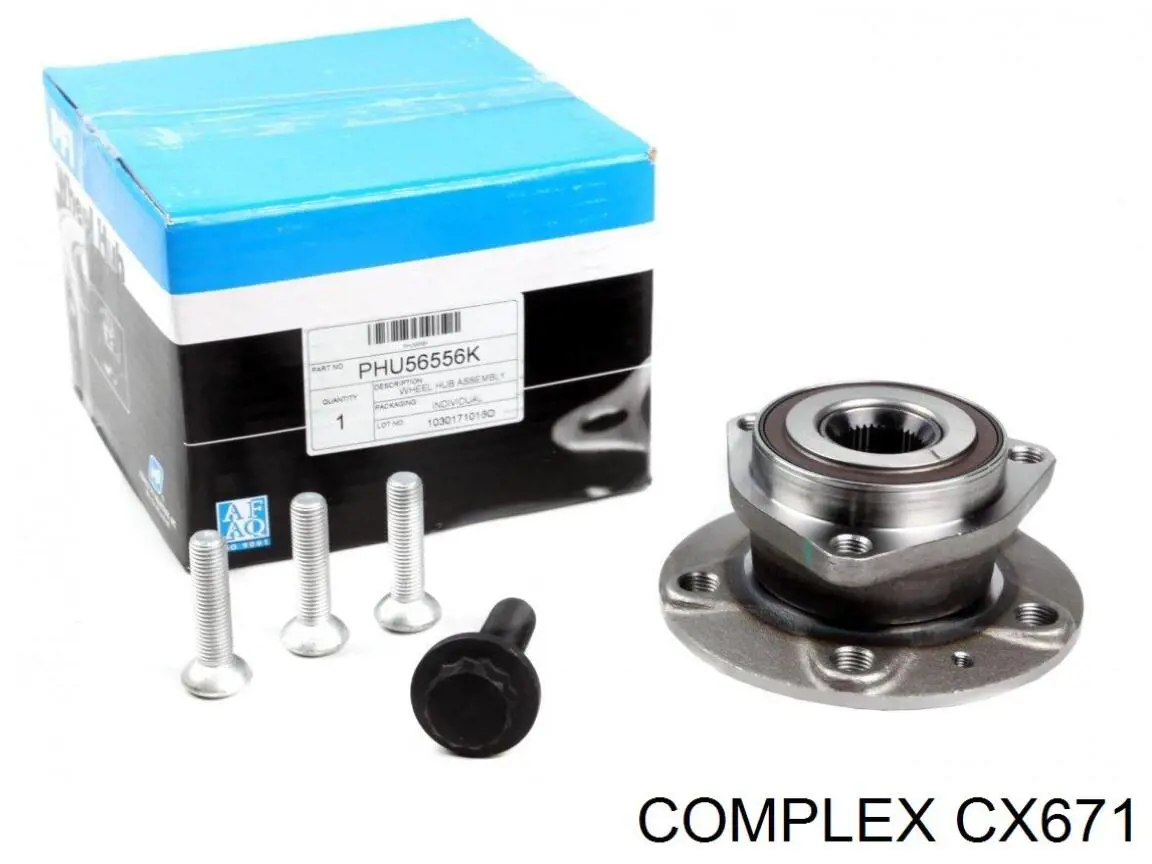 Ступицы передних колес CX/Complex CX671 цена, от 53.33 USD