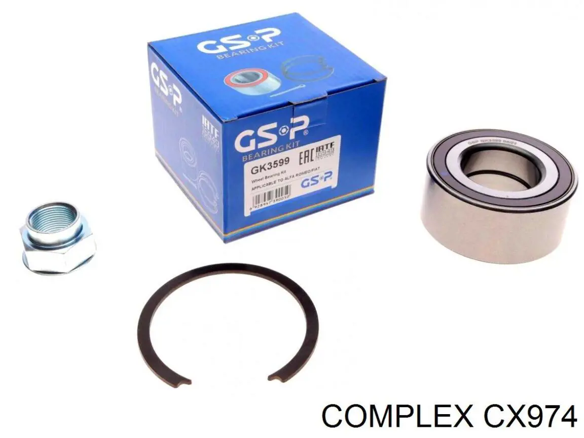 Комплект подшипника ступицы колеса CX/Complex CX974 цена, от 23.03 USD