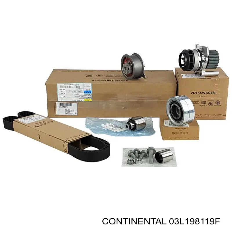 Купить 03L198119F Continental/Siemens Комплект ГРМ