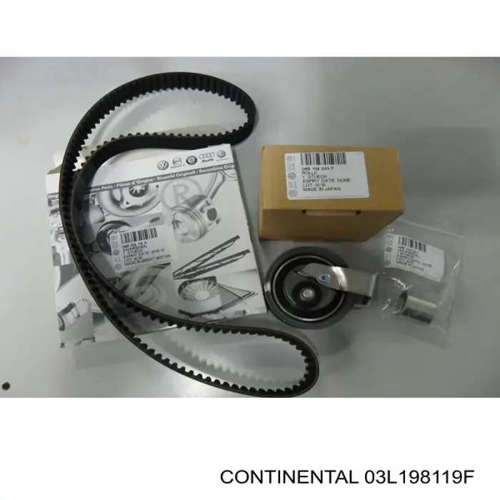 03L198119F Continental/Siemens Комплект ремня ГРМ