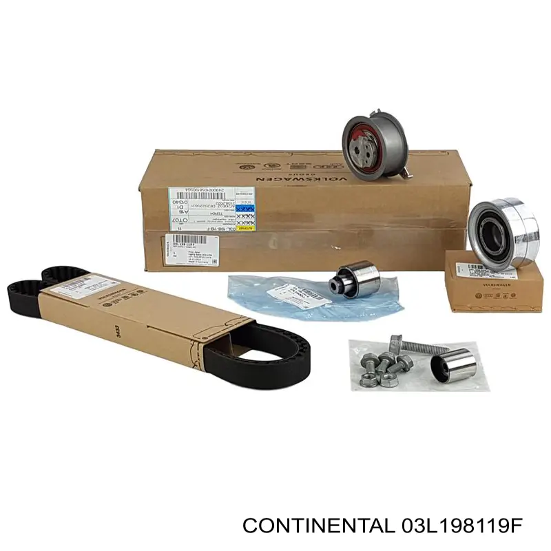 ГРМ ремни, комплект Continental/Siemens 03L198119F цена, от 147.89 USD