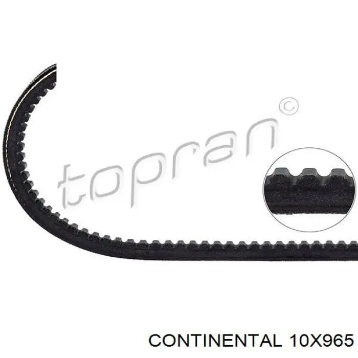 Купить 10X965 Continental/Siemens Ремень генератора