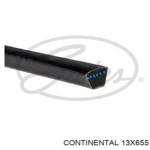 Ремень генератора 13X655 Continental/Siemens