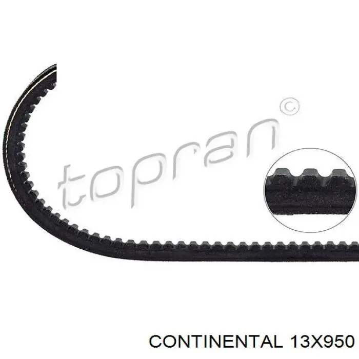 Клиновый ремень Continental/Siemens 13X950 цена, от 5.91 USD