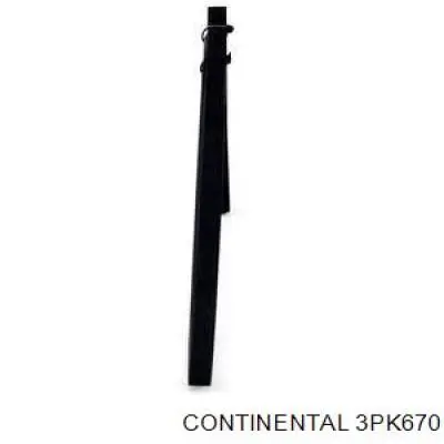 Ремень генератора 3PK670 Continental/Siemens