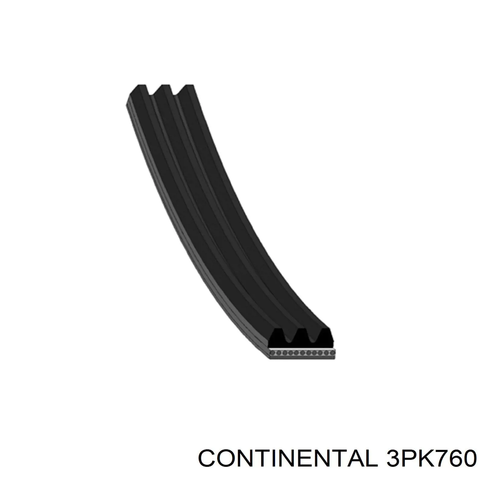 Correa trapezoidal 3PK760 Continental/Siemens