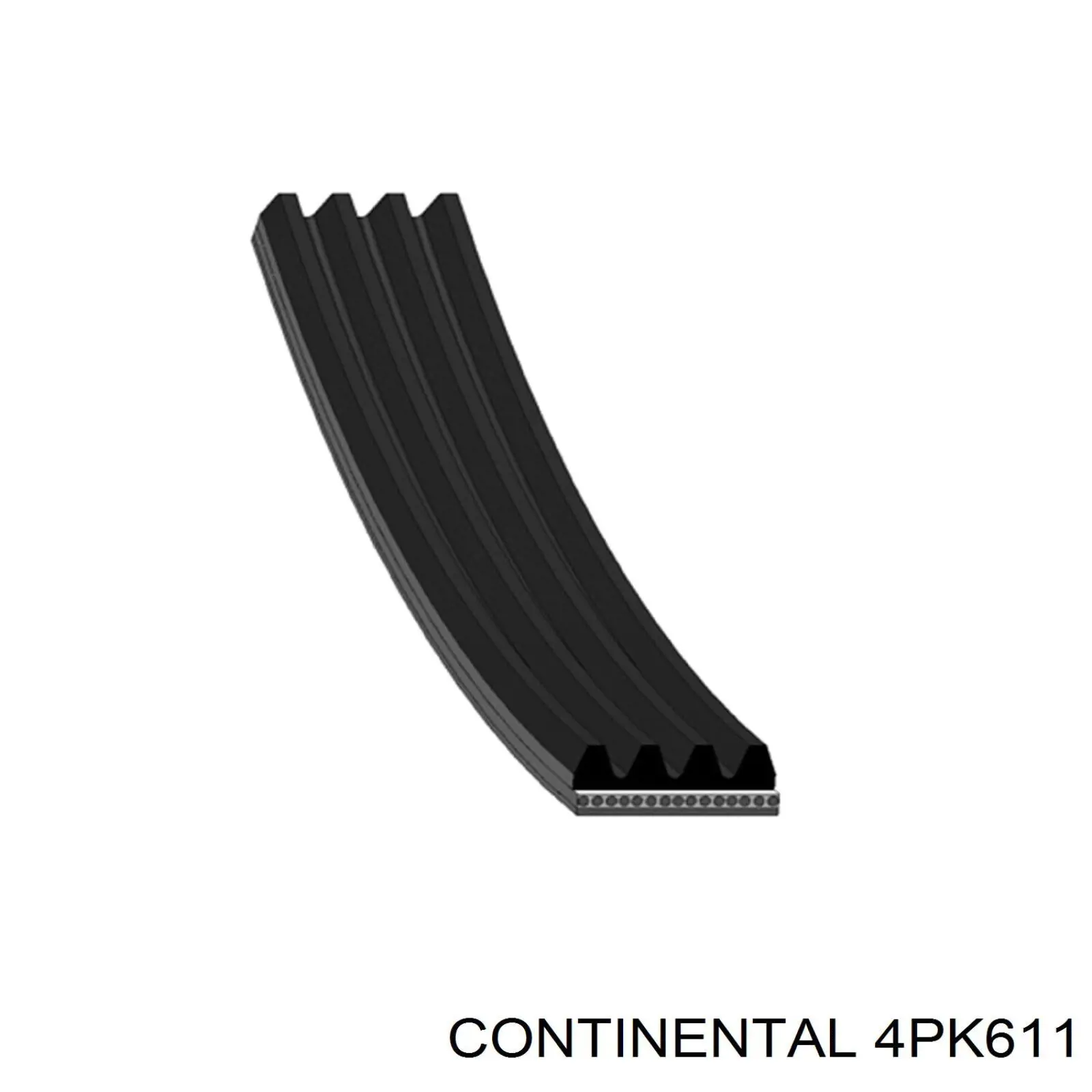 Клиновый ремень Continental/Siemens 4PK611 цена, от 5.85 USD